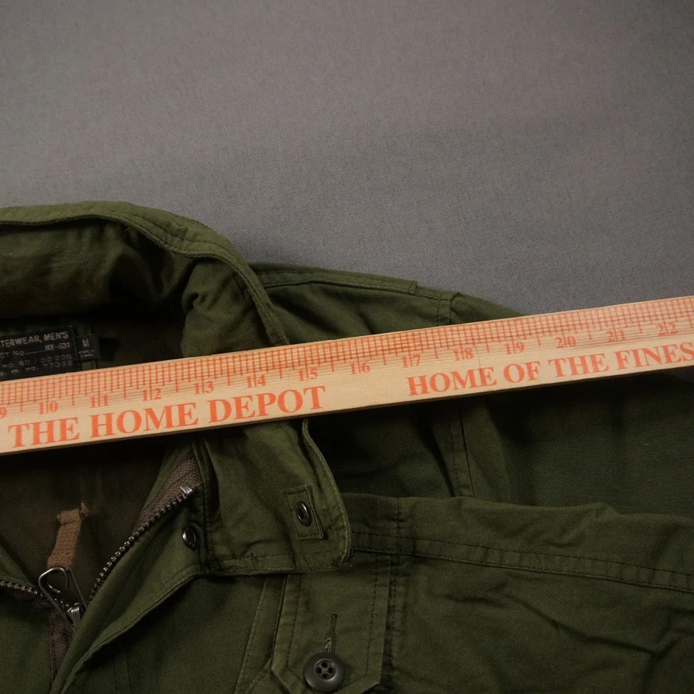 J.Crew Military Field Utility M65 Viscose Cotton Men Jacket M Hooded Field Work